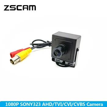 1080P AHD/TVI/CVI/CVBS 4 V 1 Mini Barvo CCTV Kamere Sony323 Čip Star Svetlobo 0.001 Lux Home Security Video Nadzora, OSD Cam