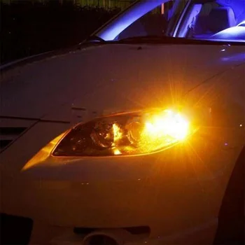 10Pcs Avto LED Signalna Luč T20 7443 1891 21/5W prozornega Stekla DRL Vključite Signal Zavora Ustavi Rep Luči Žarnice za Avto Svetlobe Dodatki
