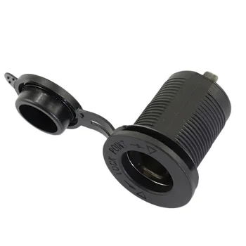 12-24V Avtomobilski Ženski Vžigalnika Socket Adapter za Polnilnik USB Najlon Zamenjava Nadgradnja Notranje Odstranljive