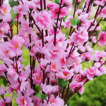 120 CM Cherry Plum Blossom Umetne Svile cvetja flores Dom tabela dnevna soba Dekor DIY Poroka Dekoracija