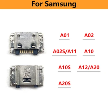 20 Kos Mikro USB Za Samsung A01 A02 A02S A11 A10 A10S A12 A20 A20S A21 A21S A30S A50S A31 A71 A32 A51S A52 A70S A80 USB Priključek