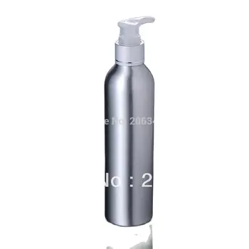 250 ml Aluminija steklenico steklenica s srebrno pritisnite črpalka ali pritisnite črpalka plastenko ali steklenico šampona