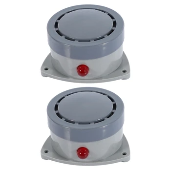 2X Klet Vode Detektor Alarm, Poplav Senzor Za Vodo za Odkrivanje Uhajanja, 110DB, Brezžični