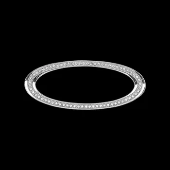 Avto Volan Dekoracijo Crystal Ring Nalepke Avto Volan Simbol 3D Nosorogovo Logotip Nalepko