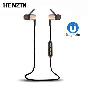 Brezžični Šport Slušalke Bluetooth 4.2 HIFI 3D Stereo Magnetni Slušalke CVC6.0 Zmanjšanje Hrupa za iPhone Xiaomi Huawei