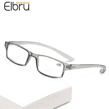 Elbru Retro Majhne Sqaure Obravnavi Očala Ženske Moški Visi Vratu Prenosni Presbyopia Branje Očala Dioptrije +1+1.5+2+2.5+3+4