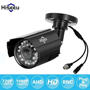 Hiseeu AHD 1080P, Kovinsko Ohišje AHD Analogni High Definition Kovinski Fotoaparat AHD CCTV Kamere Varnost na Prostem AHBB10 PAL NTSC AHBB12