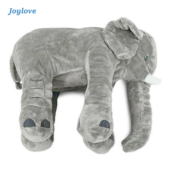 JOYLOVE Slon Polnjene Blazino Plišastih Igrač Udobno Baby Blazino Za Dojenčka Mehko Spalna Nazaj Blazine Huggable Blazino Slona