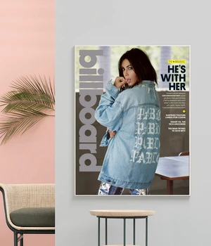 Kim Kardashian Zahodu Billboard Music Album Platno Plakat Hip Hop Rapper Pop Zvezda Stensko Slikarstvo Dekoracijo (Brez Okvirja)