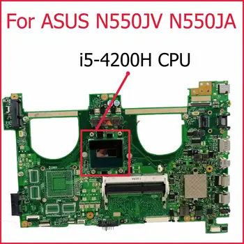 N550JA Motherboard i5-4200H HM86 Za Asus N550JK N550JV prenosni računalnik z Matično ploščo N550JA Mainboard N550JX Motherboard test 100% ok