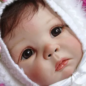 NPK 21inch Potrditev Rodi punčko Kit nedokončane lutka deli Daphne s Elly Knoops ljubezen obraz, velike oči otroka