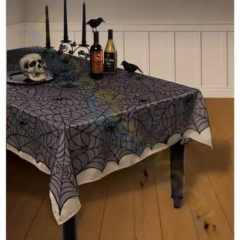 pravokotnik Hallowen Pajek Prtom doma stranka dekoracijo prtom Halloween Dekoracijo straši bar rekviziti Tablecover