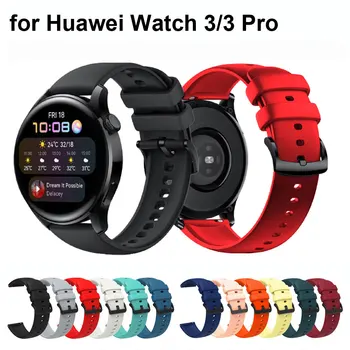 Razredi Združljiv z Huawei Watch 3/3 Pro/GT/GT 2/GT 2 46mm, 22 mm Silikonski Hitro Sprostitev Zapestje Traku za Huawei watch 3/GT 2e