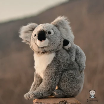 Resnično Življenje Redkih Plišastih Koalas Model Mater In Otroka Velike Lutke Mehko Otroci Igrače Za Rojstni Dan Darila Blazino