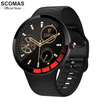 SCOMAS Moda Pametno Gledati Moške 1.28 palčni HD Full Zaslon na Dotik BLE5 Smartbracelet Srčnega utripa nadzorni Plošči Šport Smartwatch