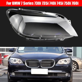 Smerniki Objektiv Za BMW F01 F02 7 Series 730i 735i 740i 745i 750i 760i 2009-2015 Avtomobilski Žaromet, ki Zajemajo Jasna Objektiv Auto Shell Pokrov