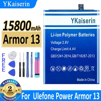 YKaiserin Oklep 13 Oklep 14 Baterija Za Ulefone Moč, Oklep 13 Moč, Oklep 14(3097) Visoke Kakovosti Baterije