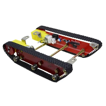 Za Pametne Robot Tank Avtomobila, Podvozje Kompleti DIY Caterpillar Gosenicah Ohišje Trak Integrirano 2 Motornih Dd1-1 Za Arduino